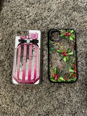Casetify victorias Secret Pink Glitter Perfume Bottle iPhone Case & Christmas